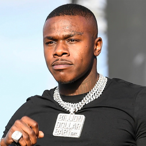 DaBaby Has A Bedazzled Chain Of A Baby